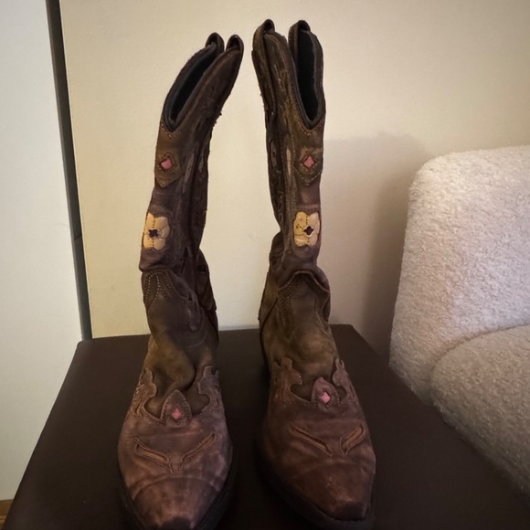 Women's Miss Kate Western Boots - Pink - Picture 2 of 7